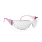 Lente de protección steel transparente patilla color rosa Dermacare